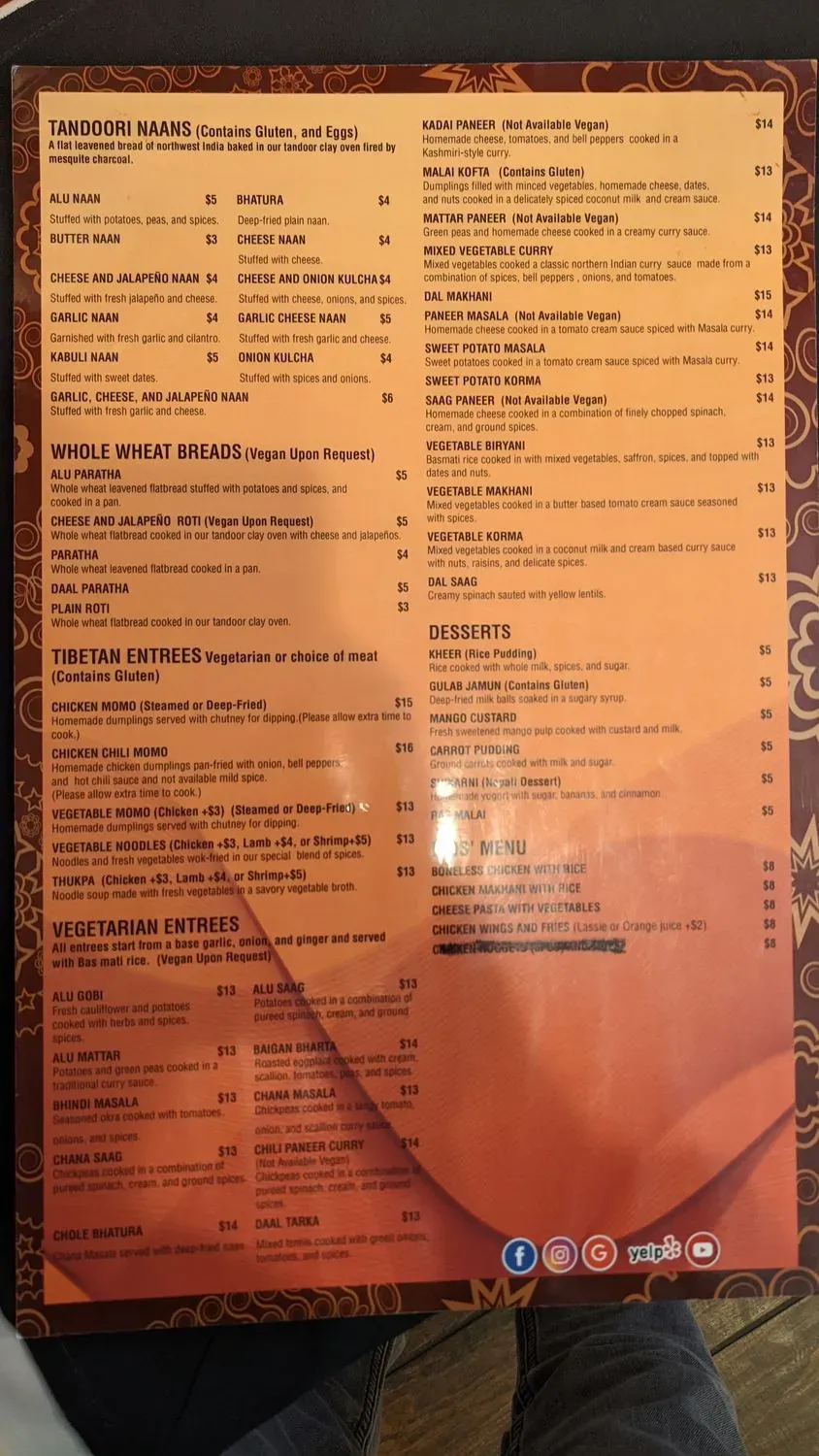 Menu 5