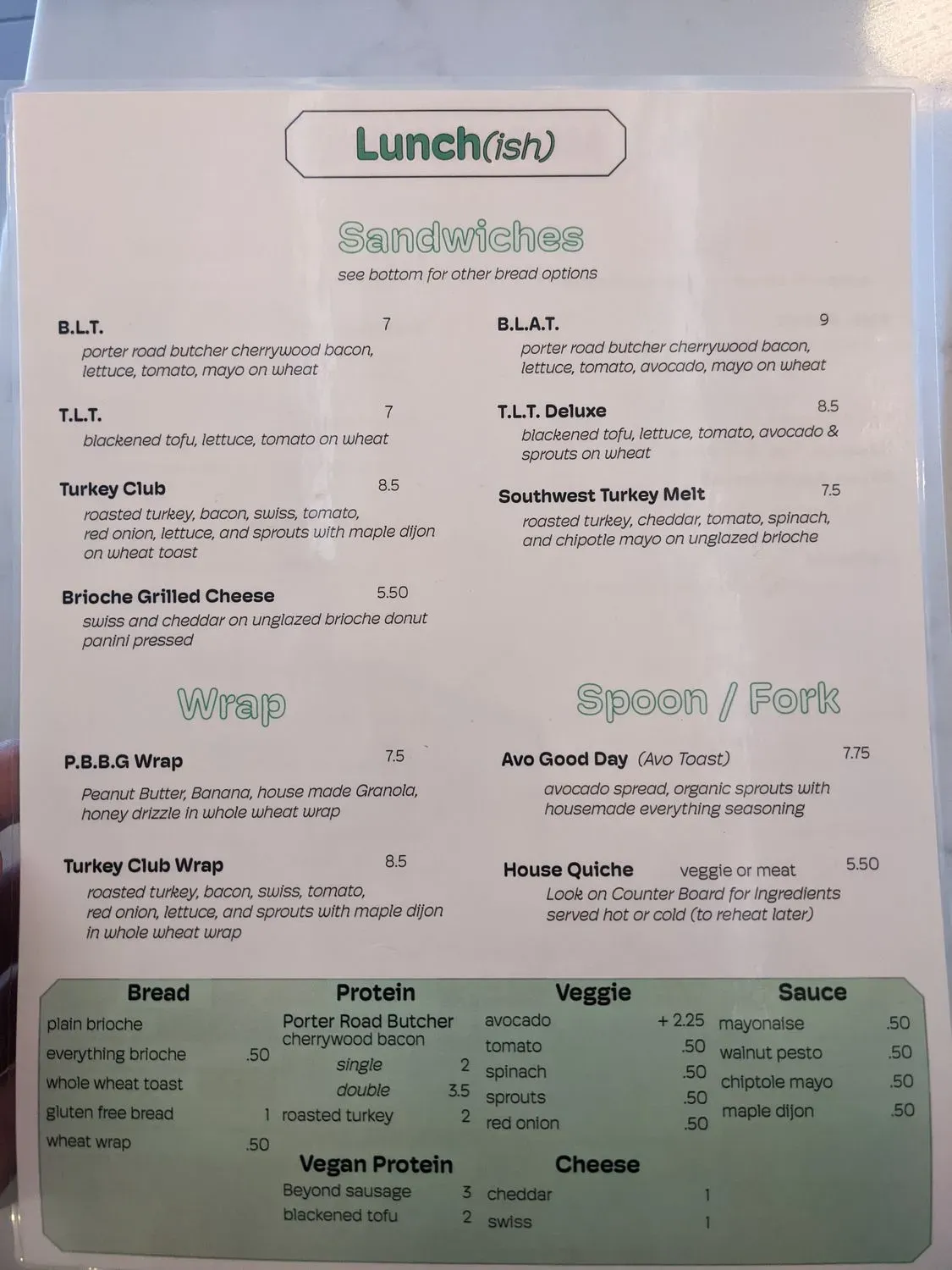 Menu 5