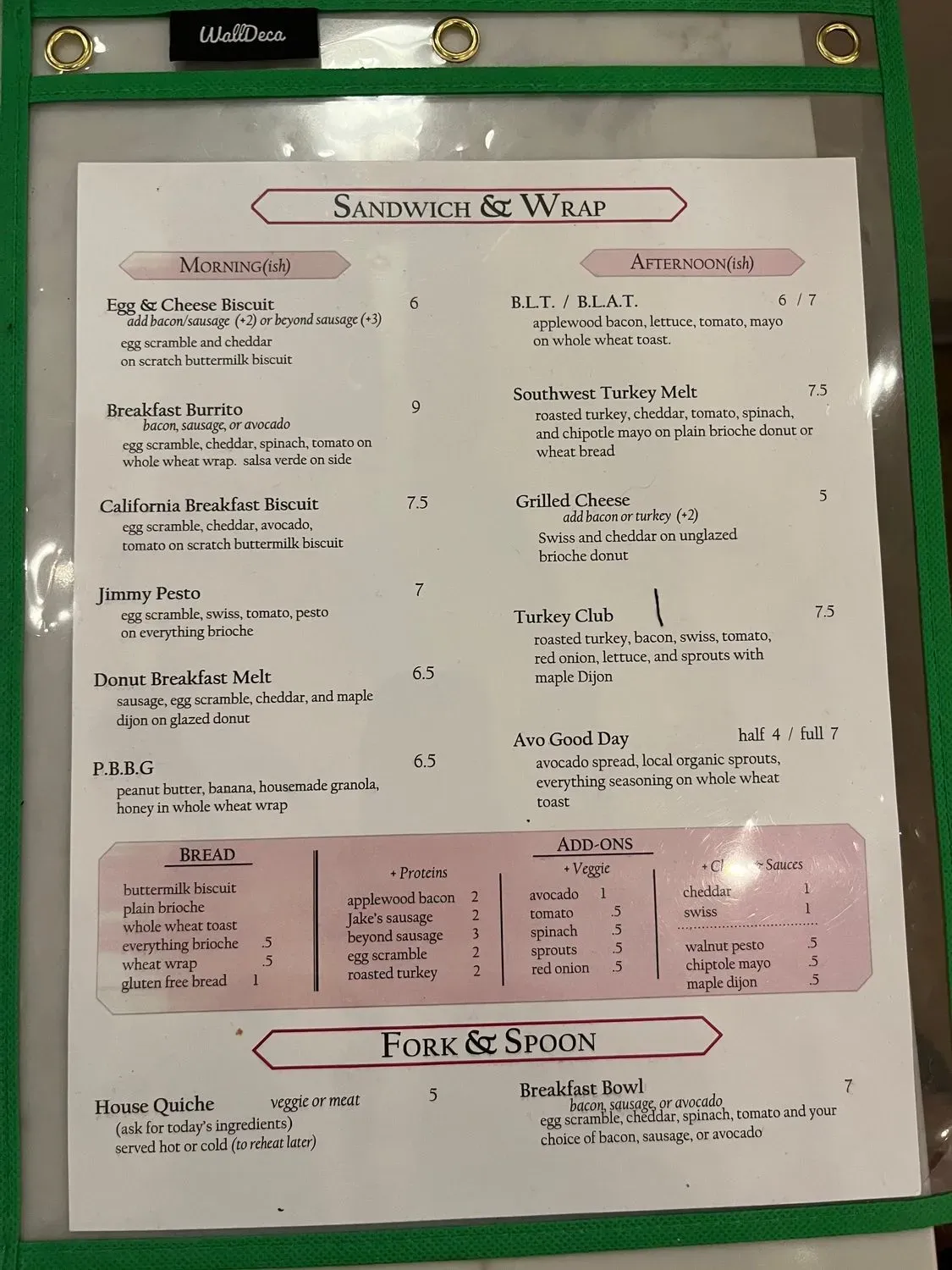 Menu 2