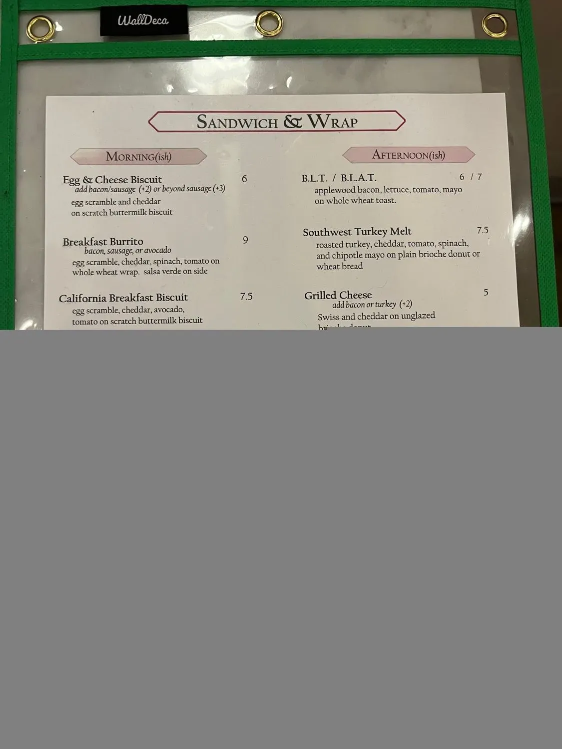 Menu 2