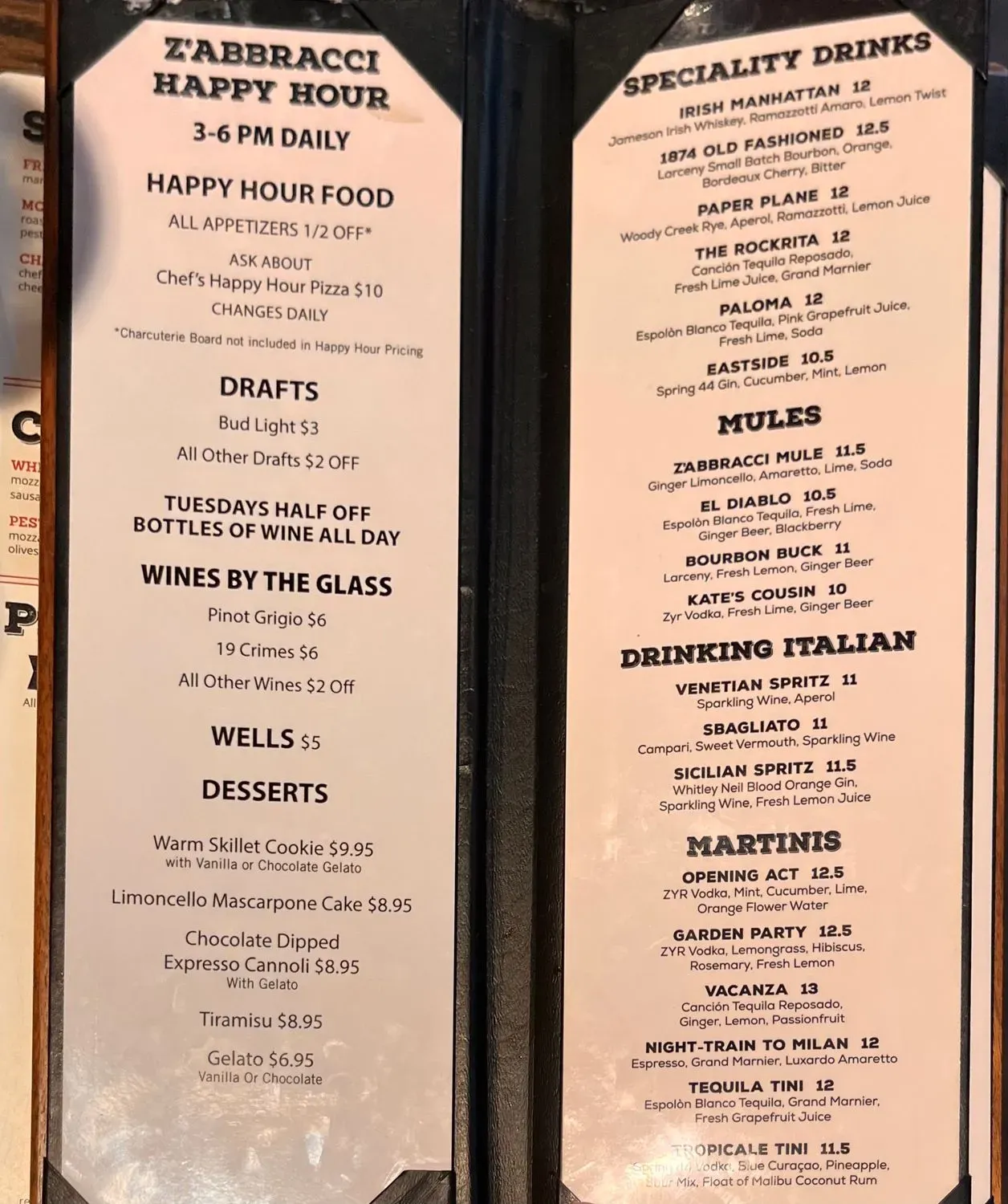 Menu 2