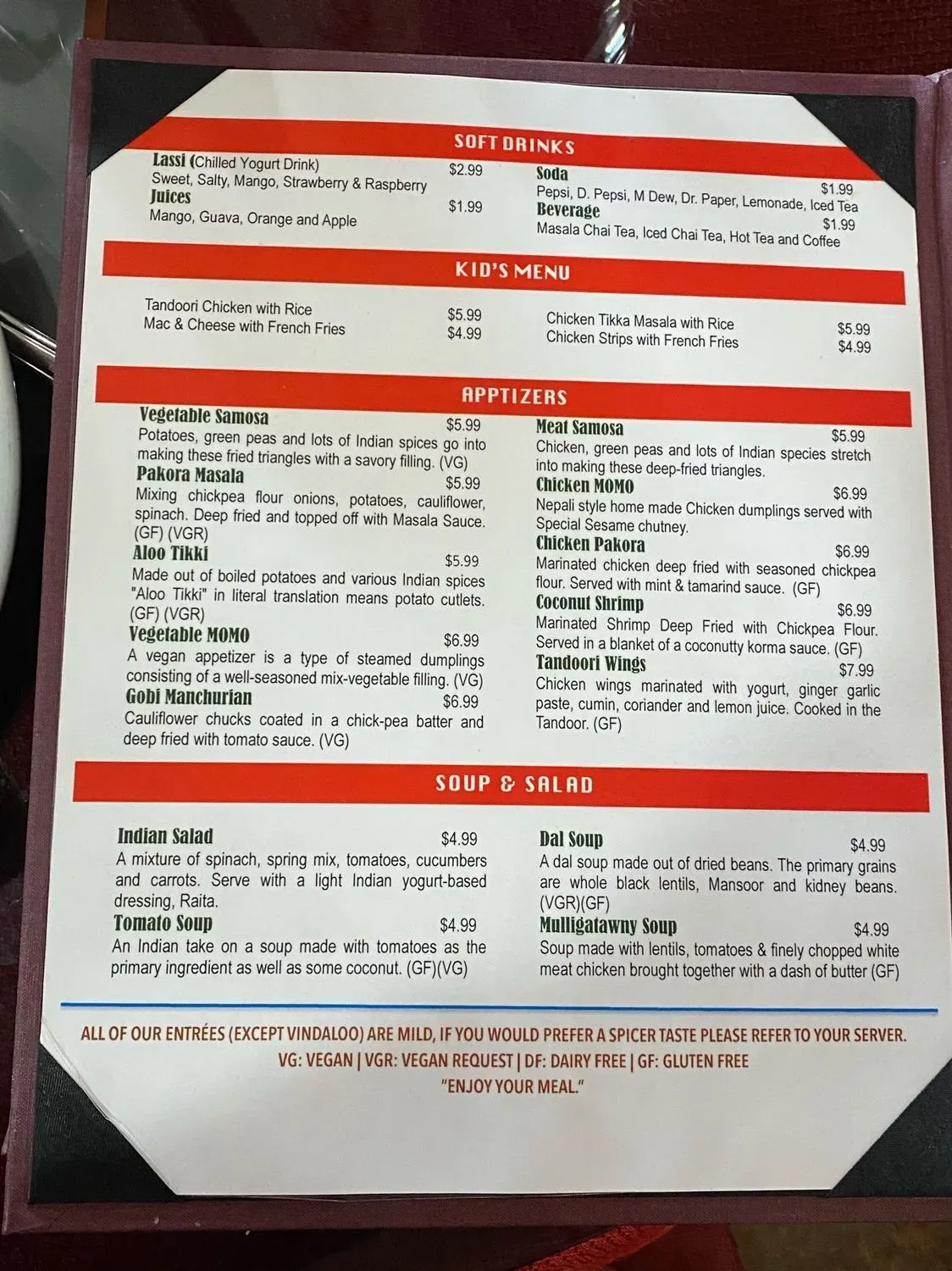 Menu 2