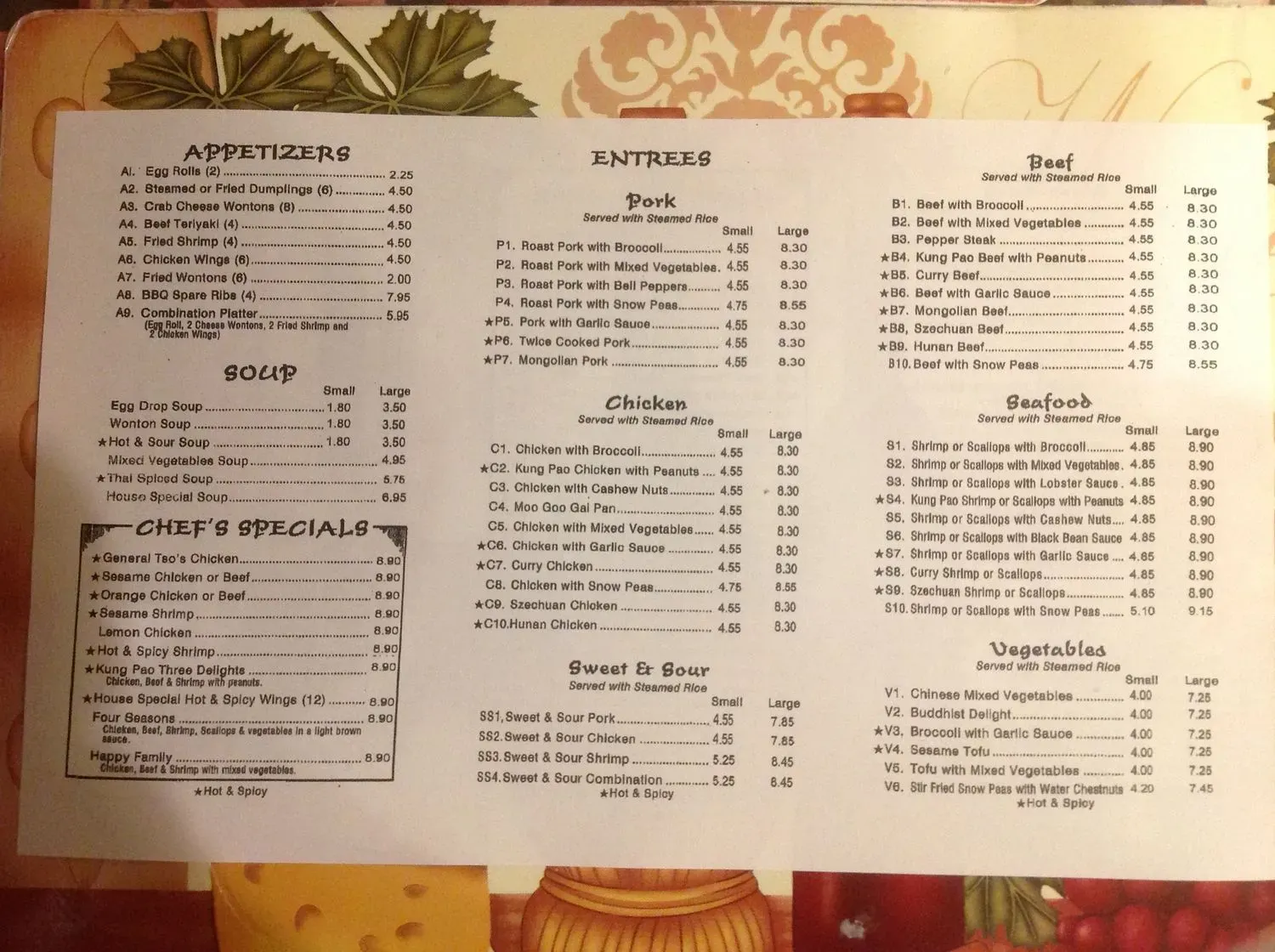 Menu 3