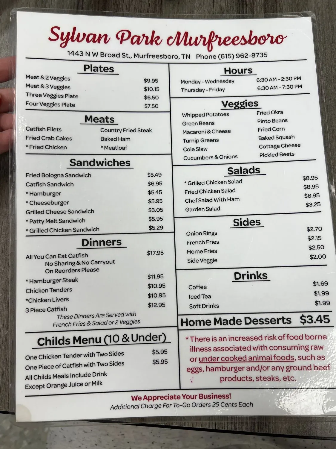 Menu 4