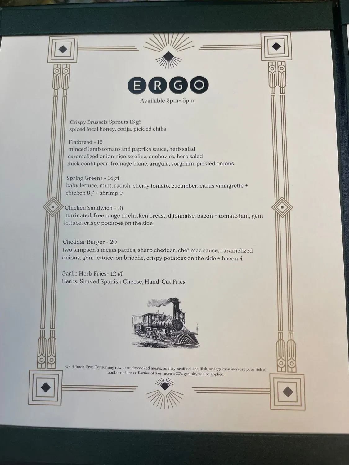 Menu 6