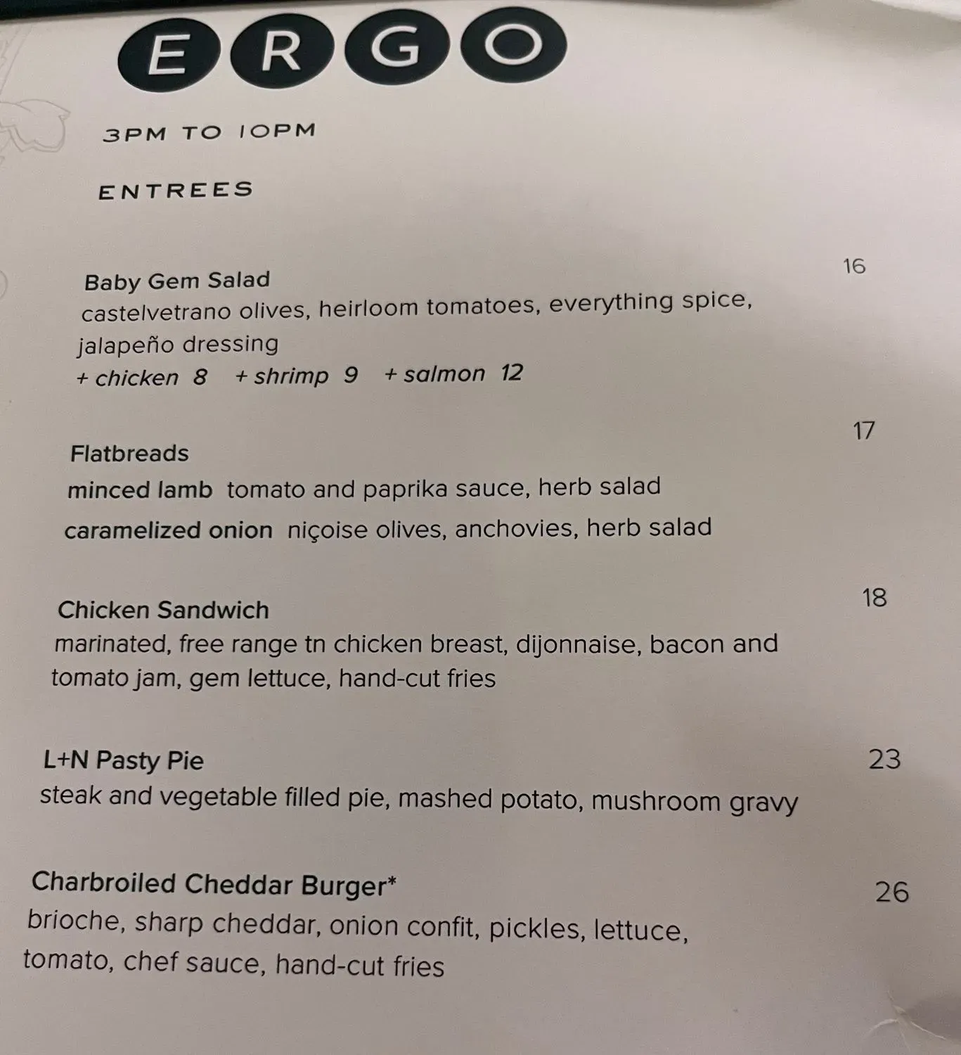 Menu 6