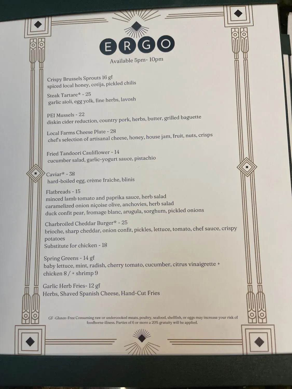 Menu 4