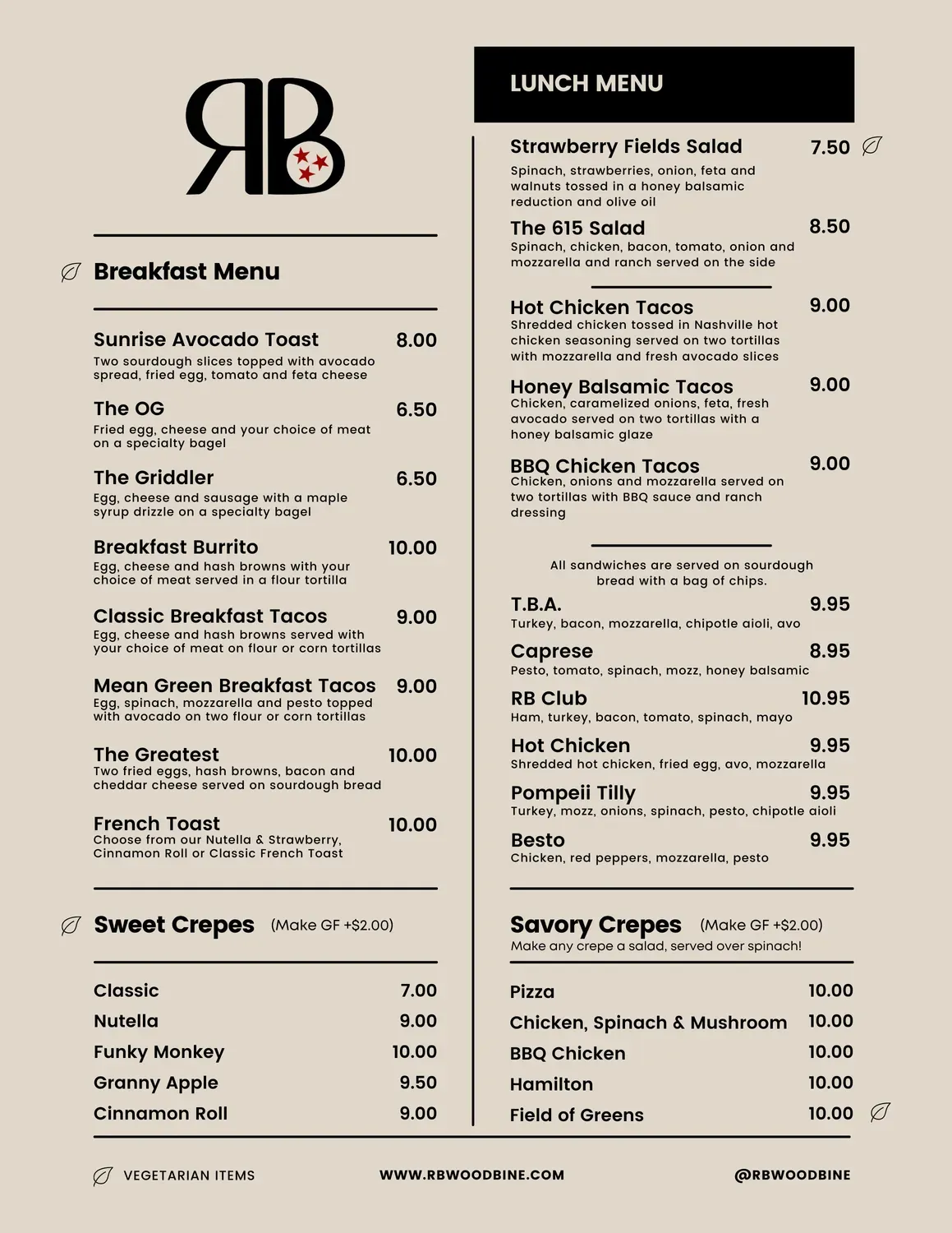 Menu 2