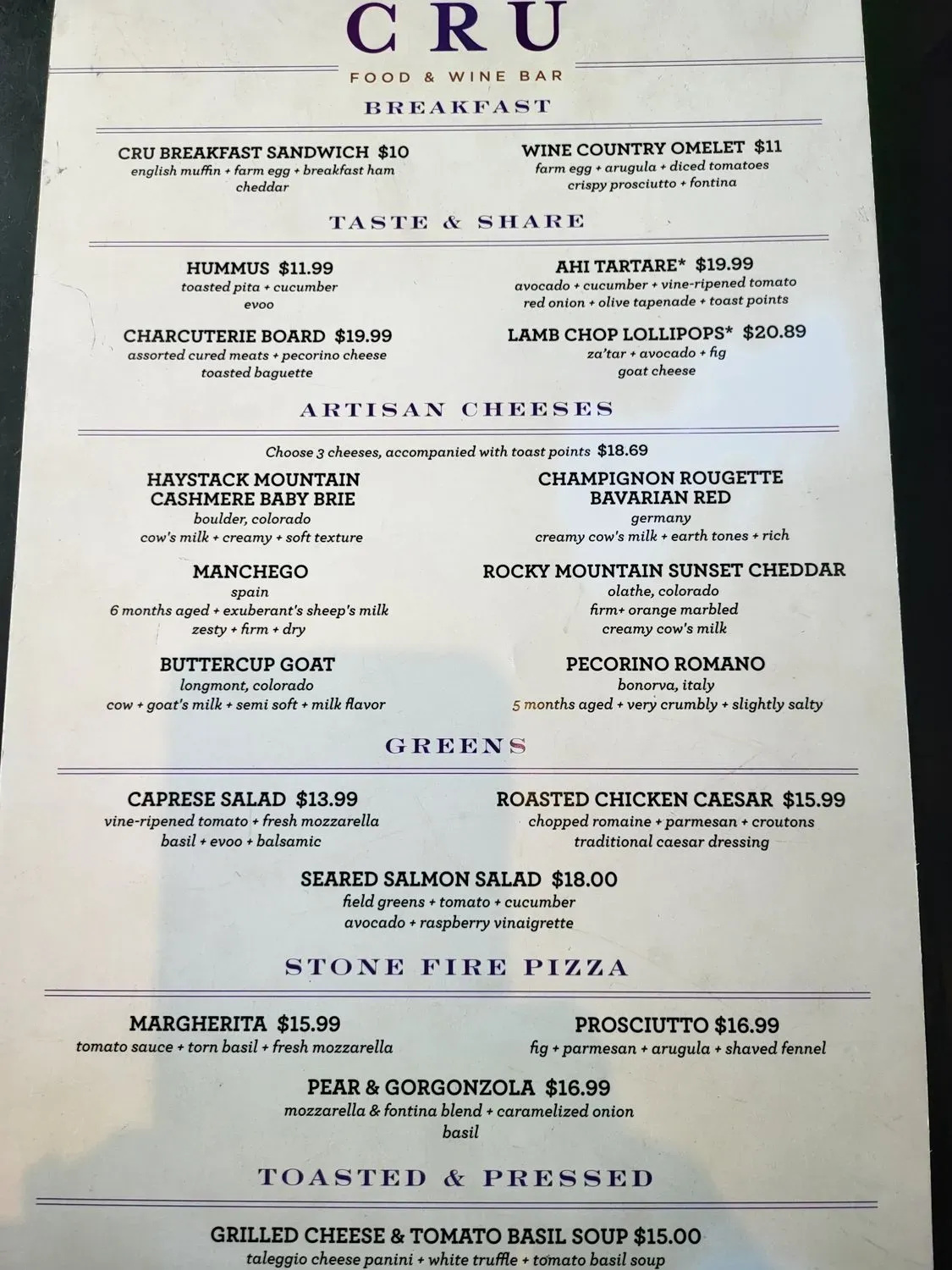 Menu 2