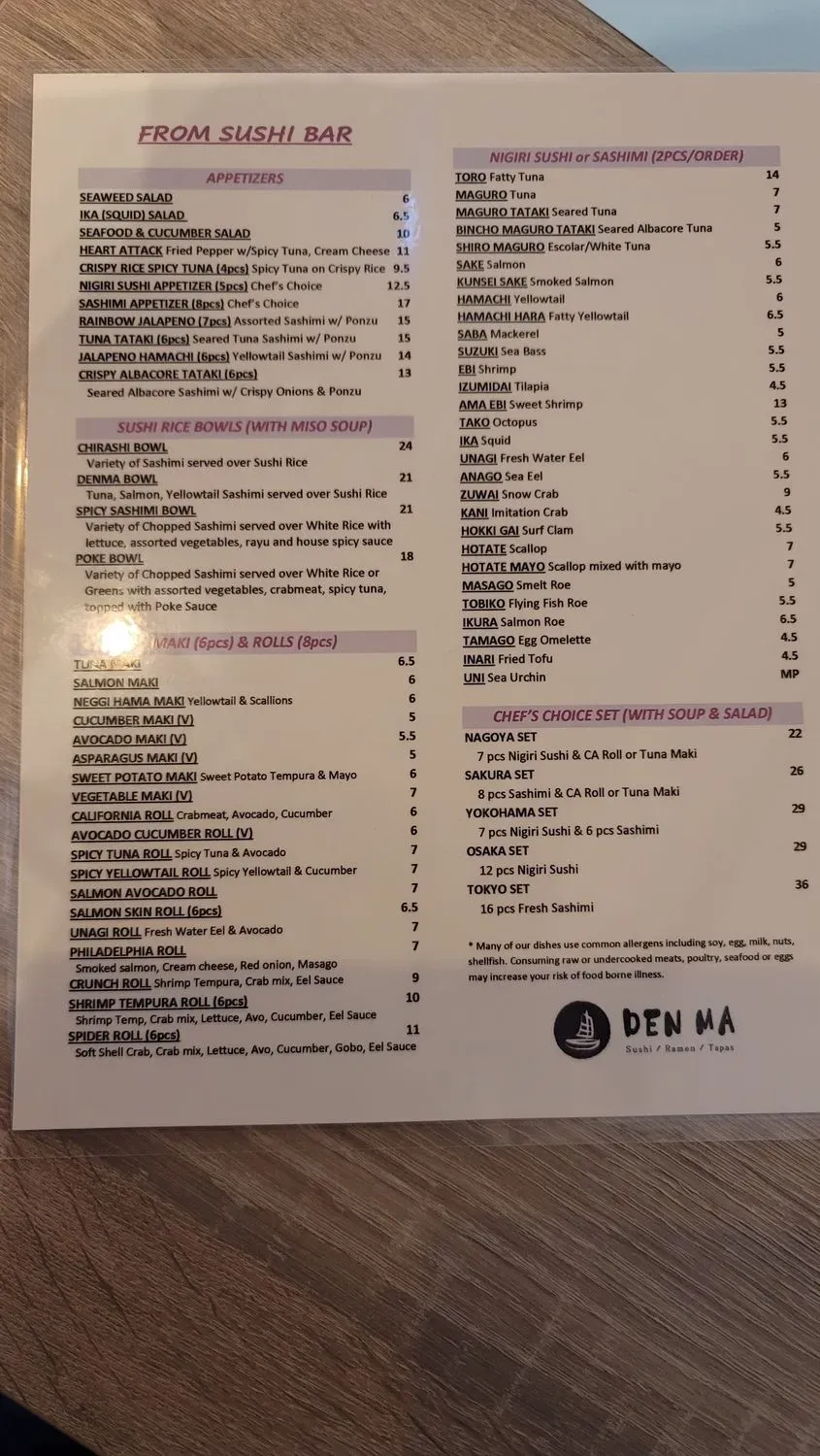 Menu 3