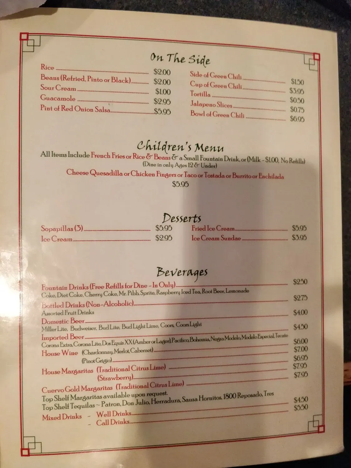 Menu 4