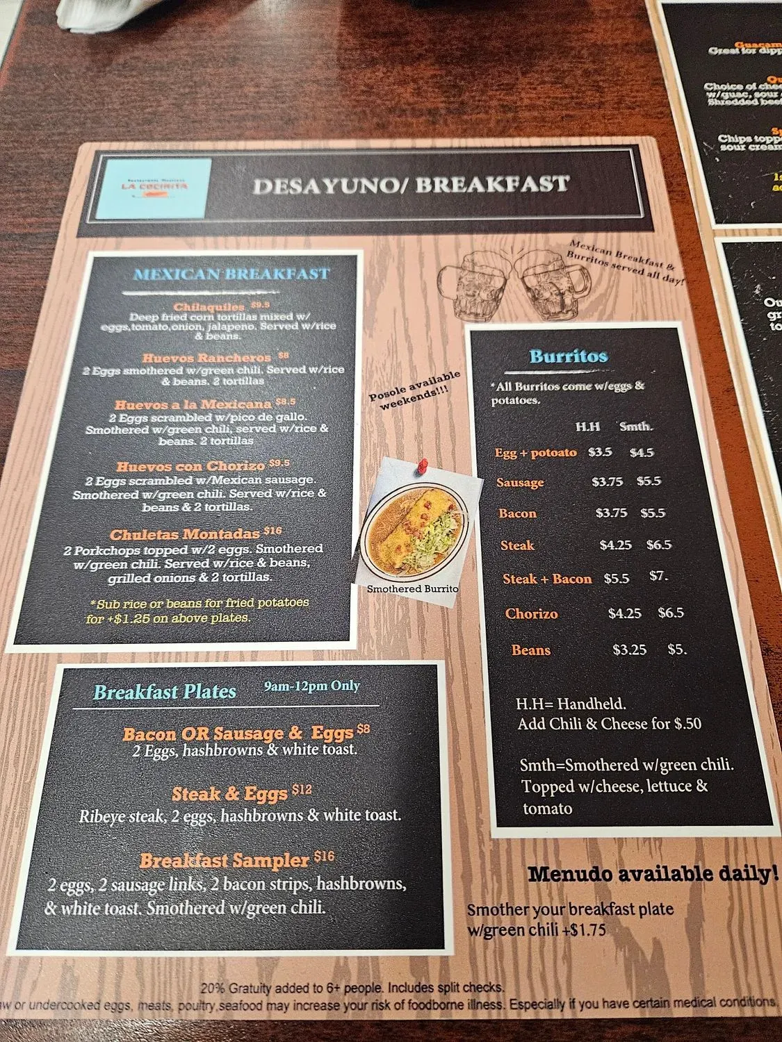 Menu 6