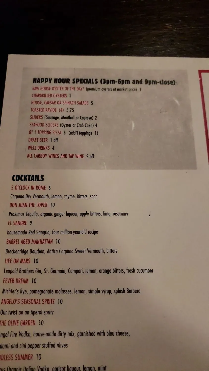 Menu 3