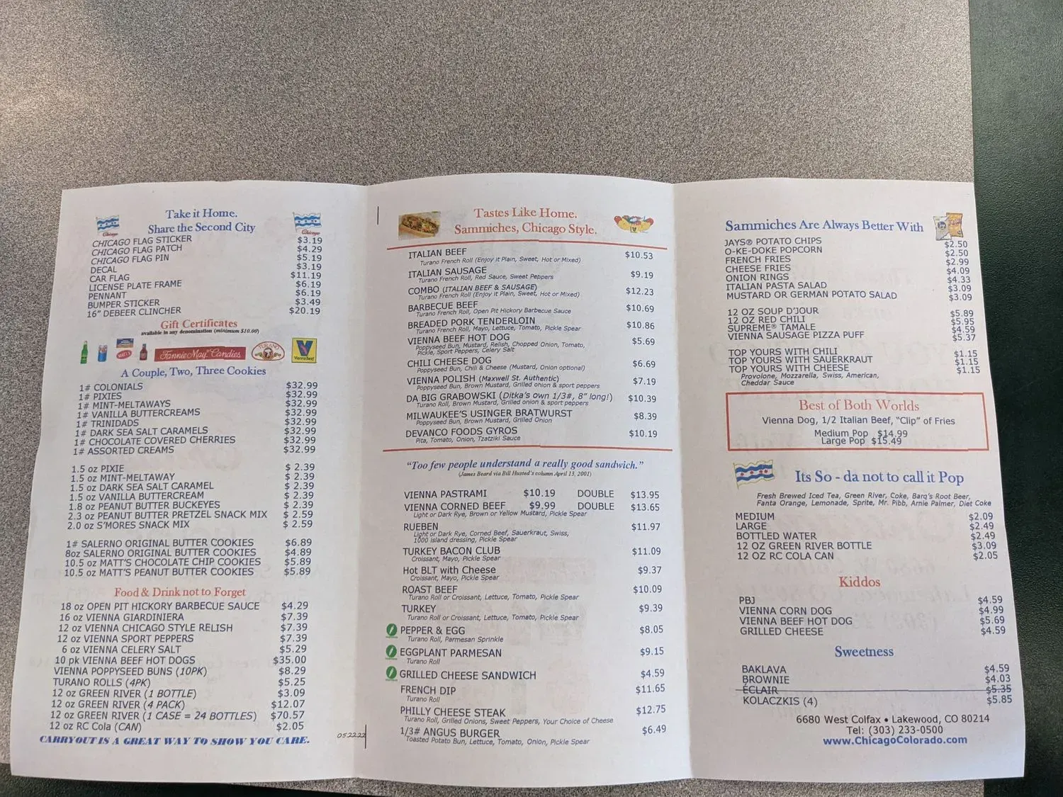 Menu 2