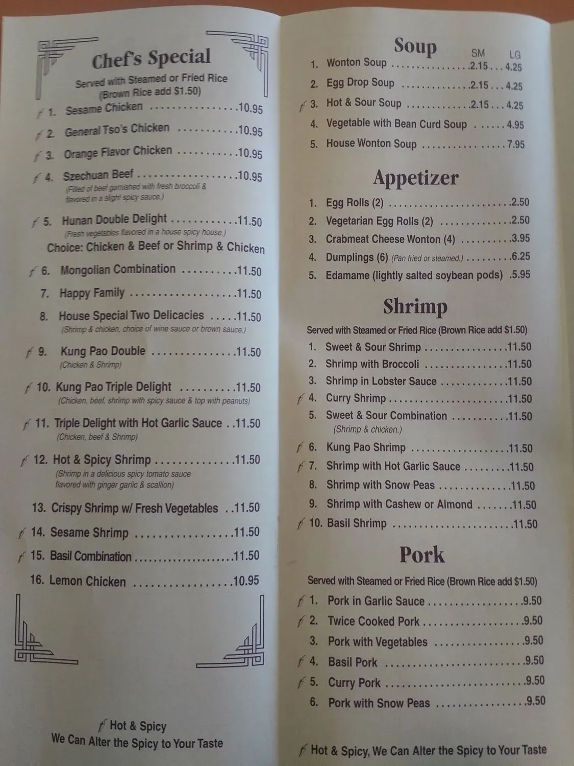 Menu 3