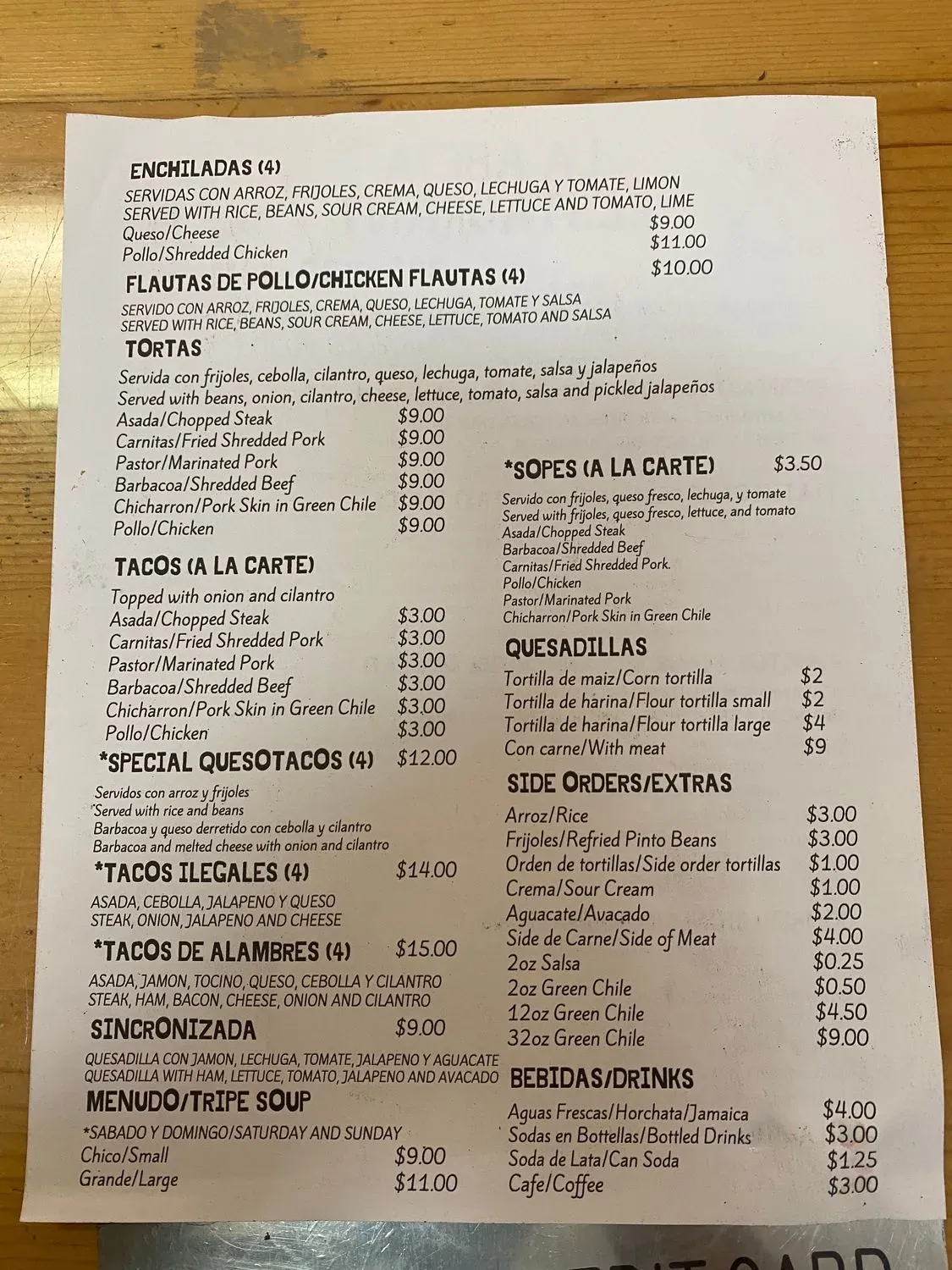 Menu 3