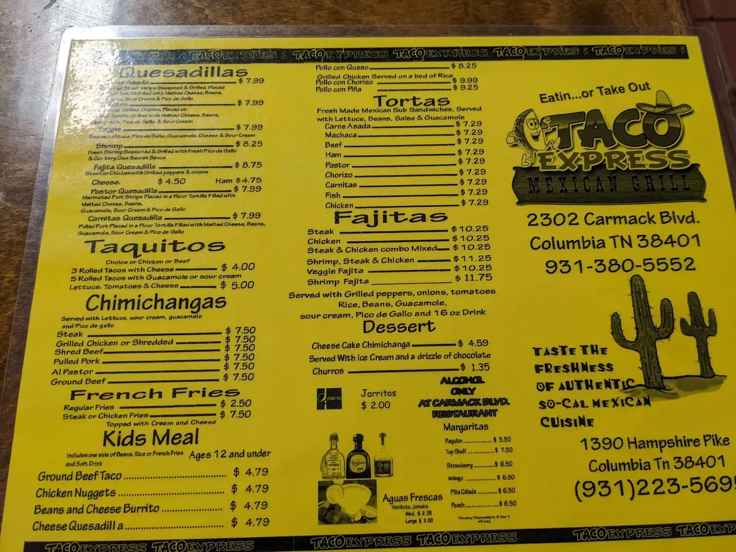 Menu 3