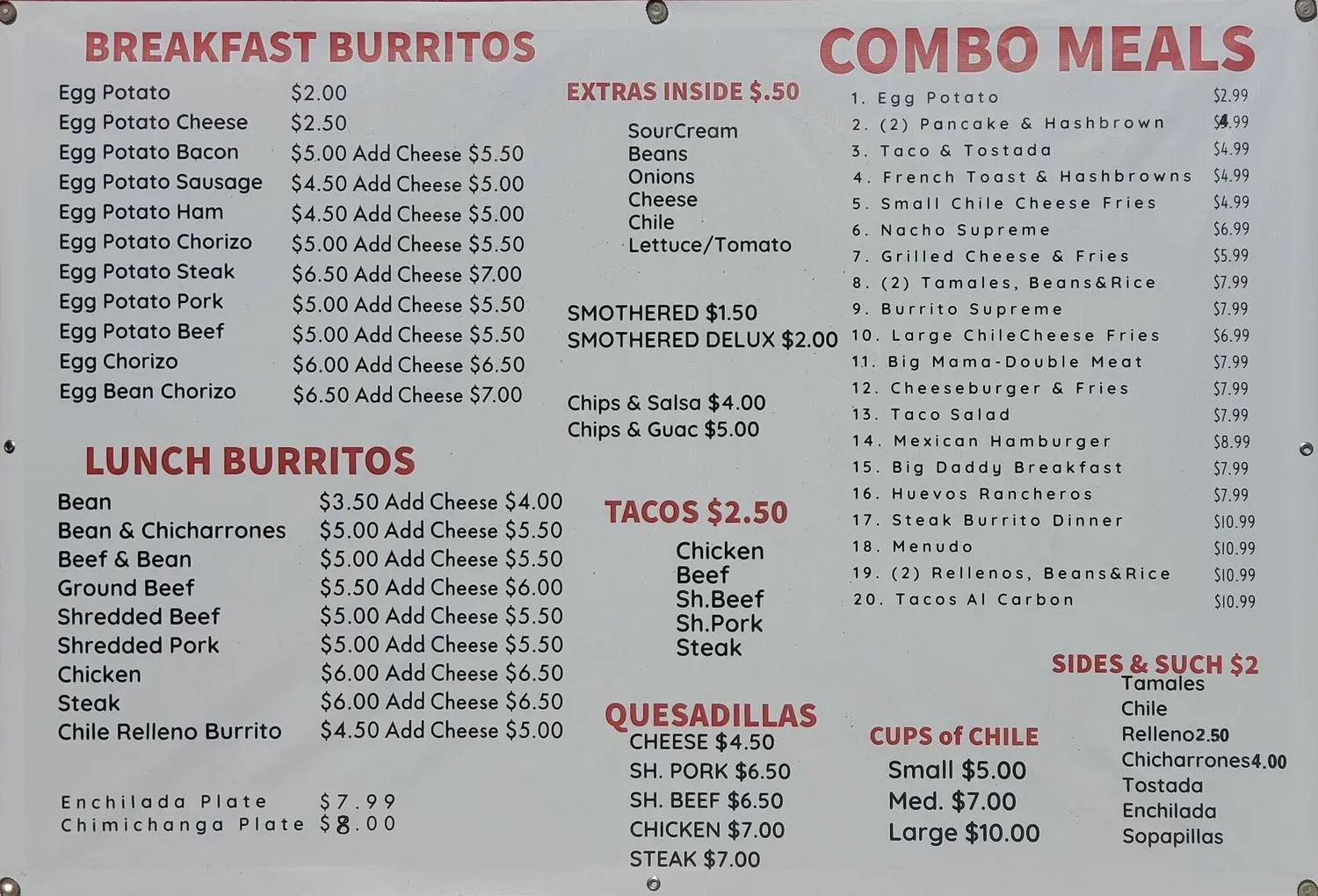 Menu 2