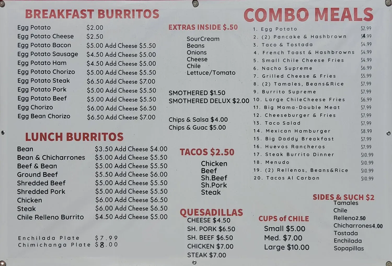 Menu 2