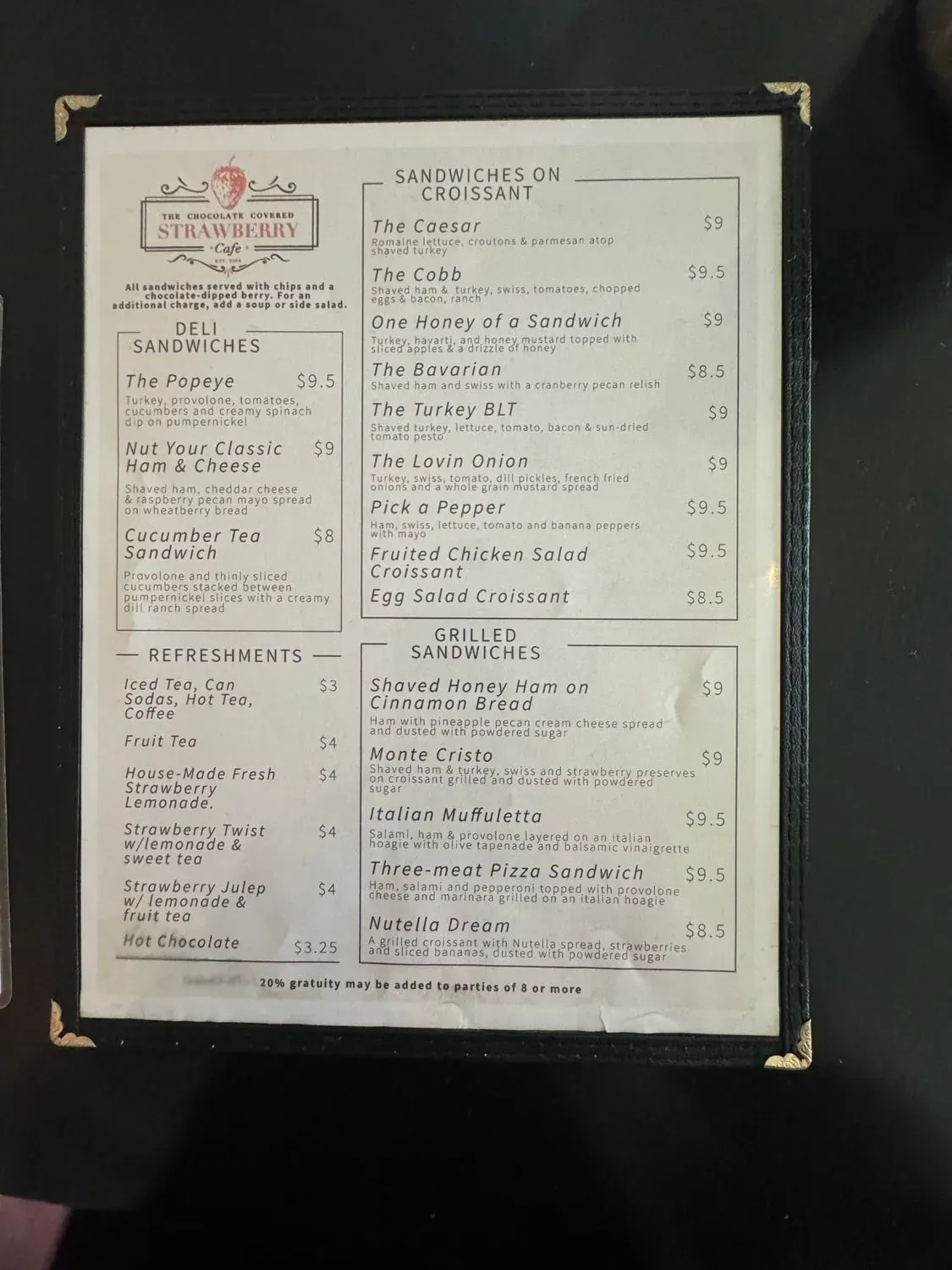 Menu 4