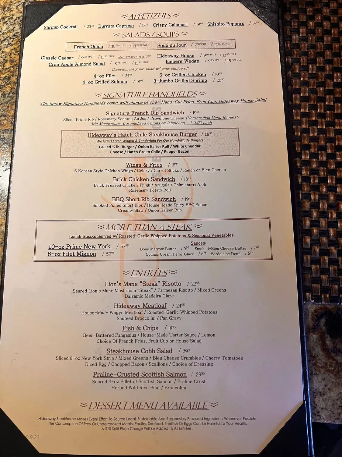 Menu 4