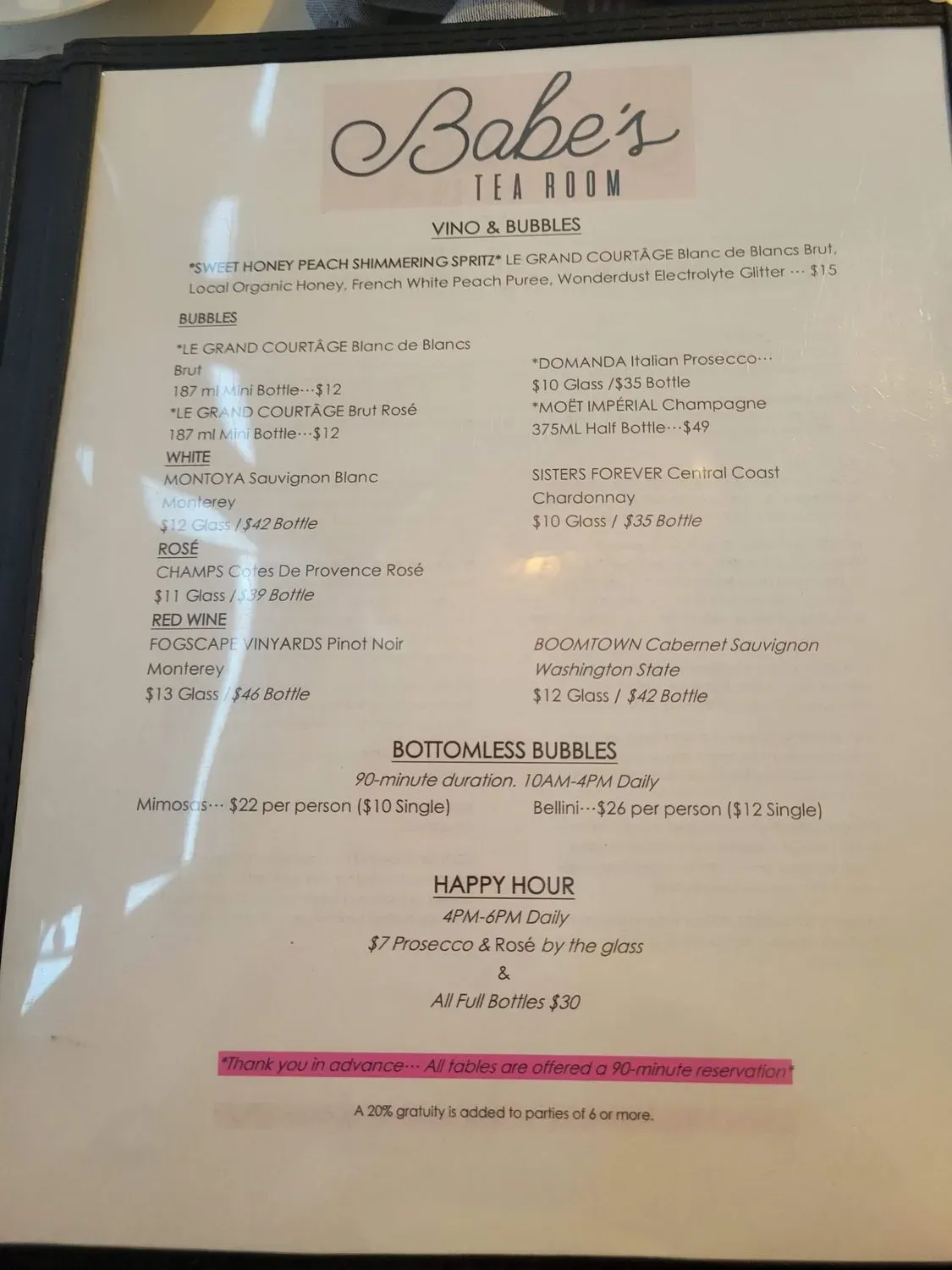 Menu 3