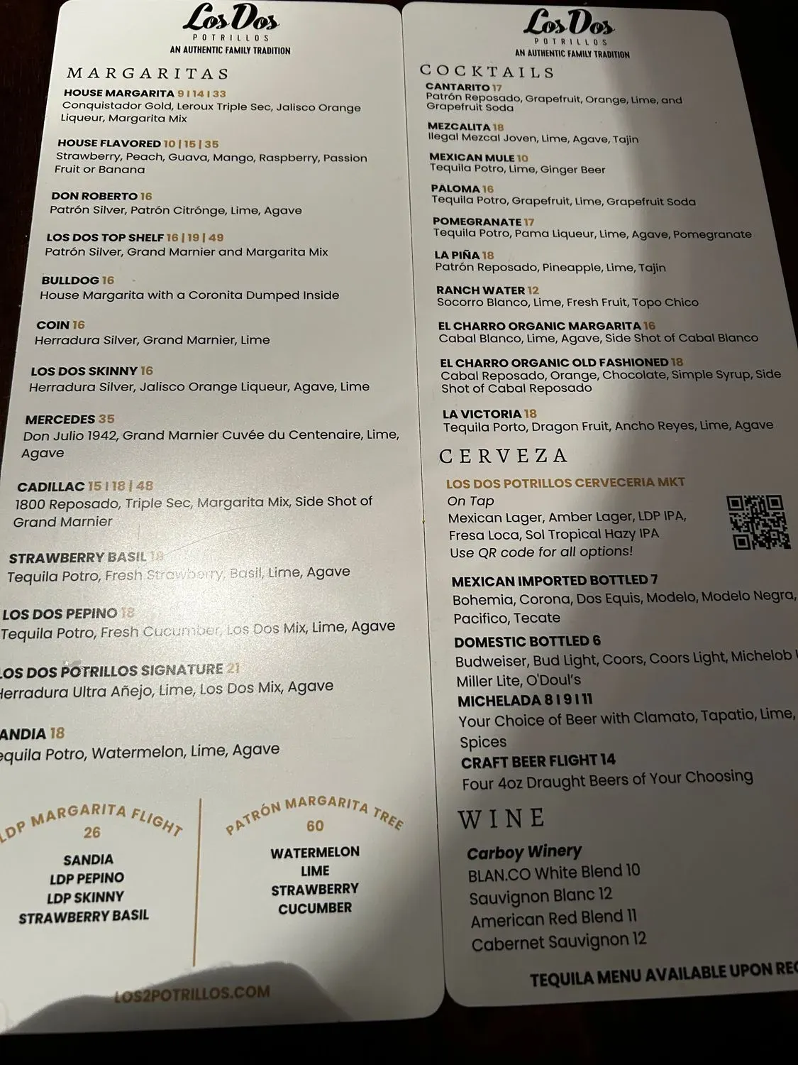 Menu 2