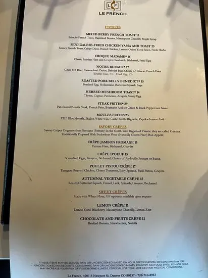 Menu 5