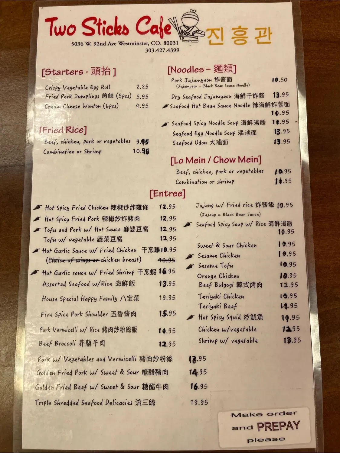 Menu 4