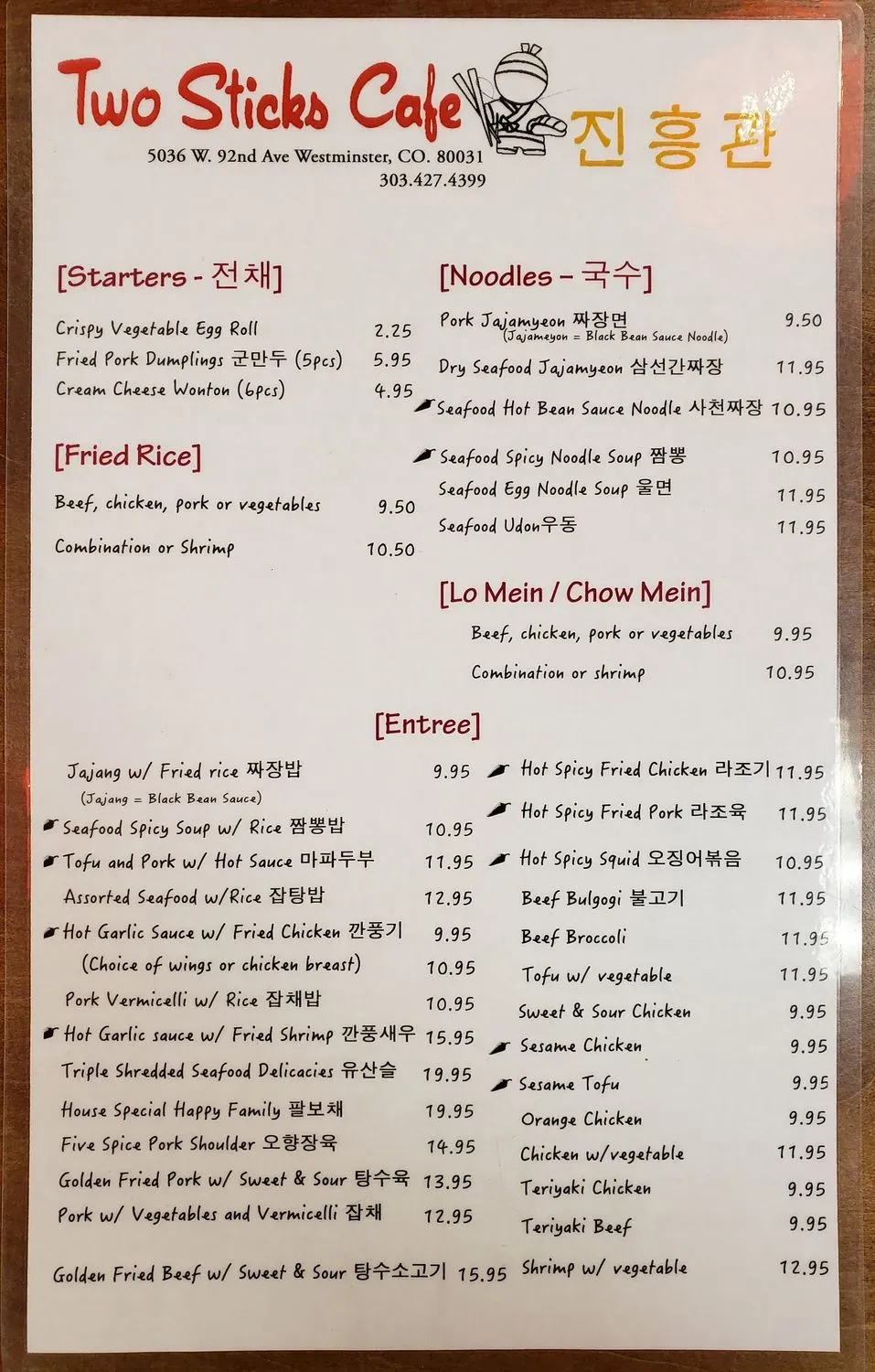 Menu 2