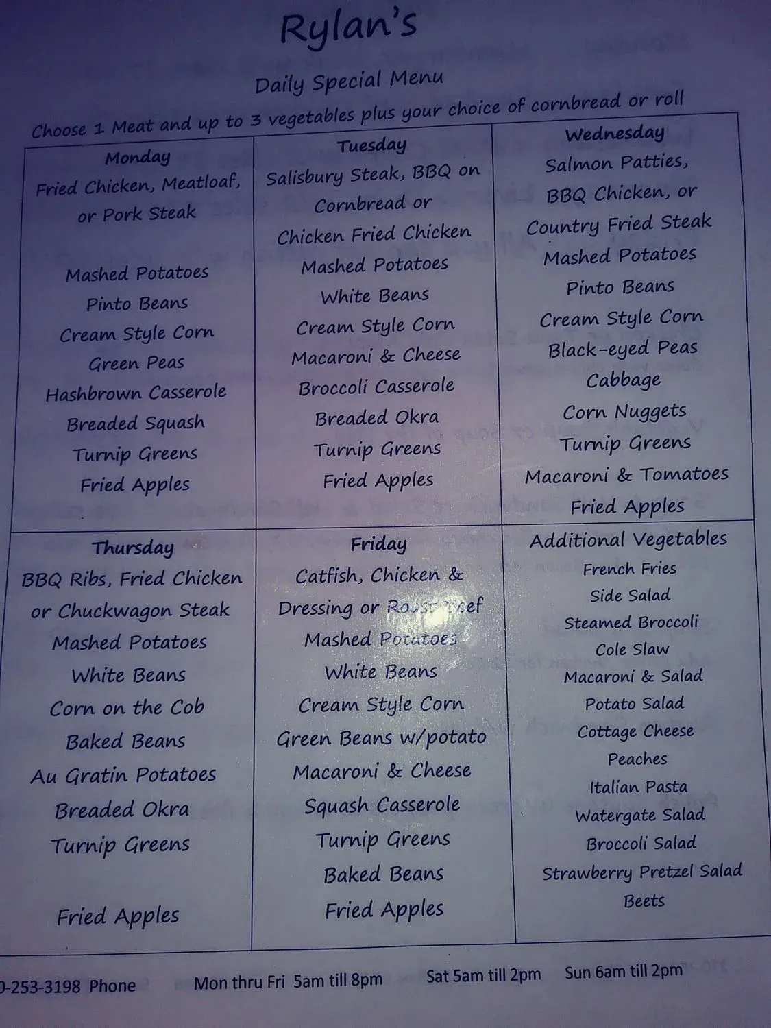 Menu 3