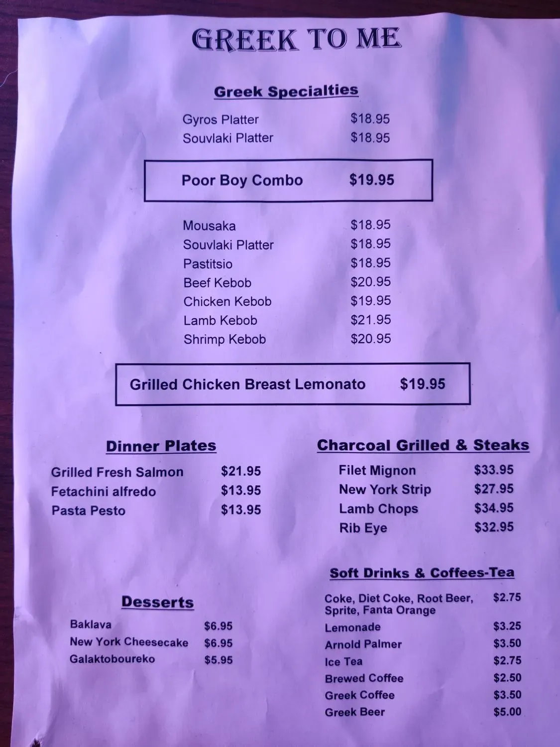 Menu 4