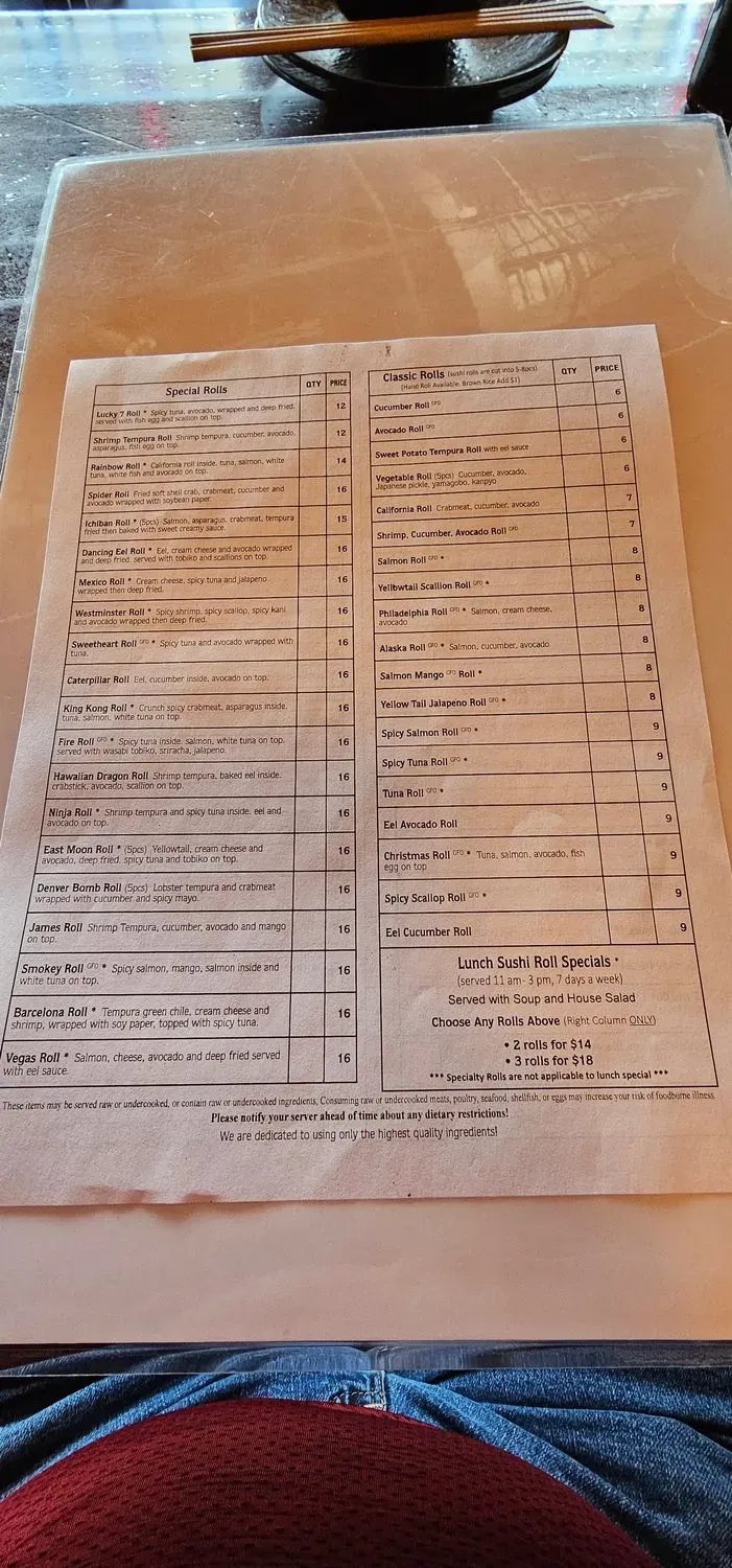 Menu 3