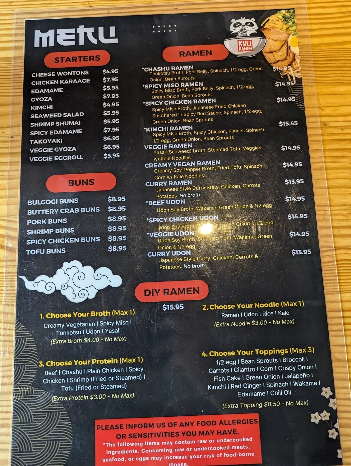 Menu 6