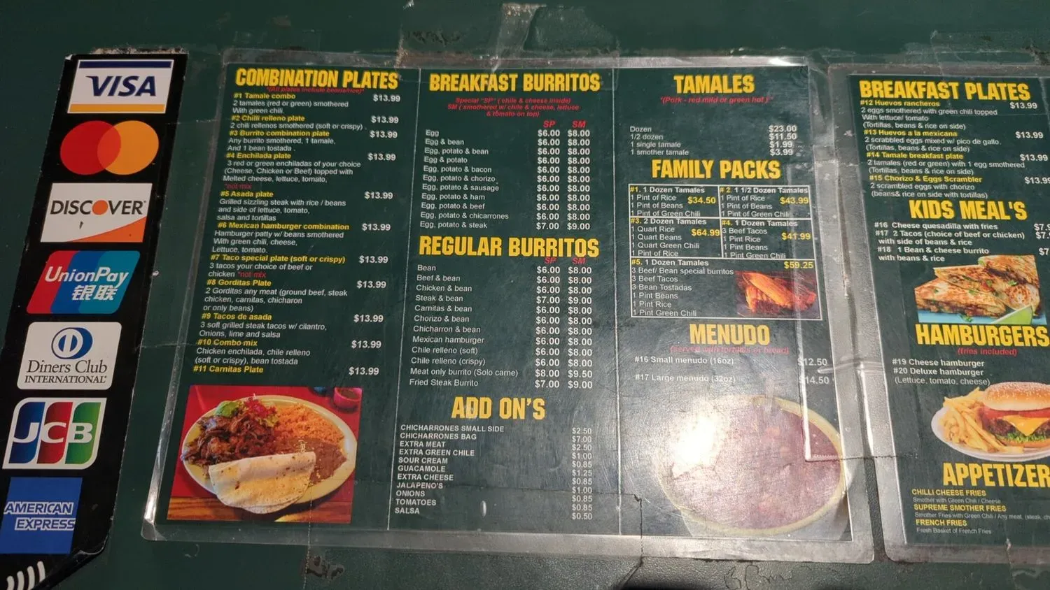 Menu 4