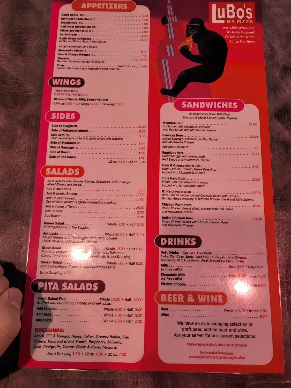 Menu 2