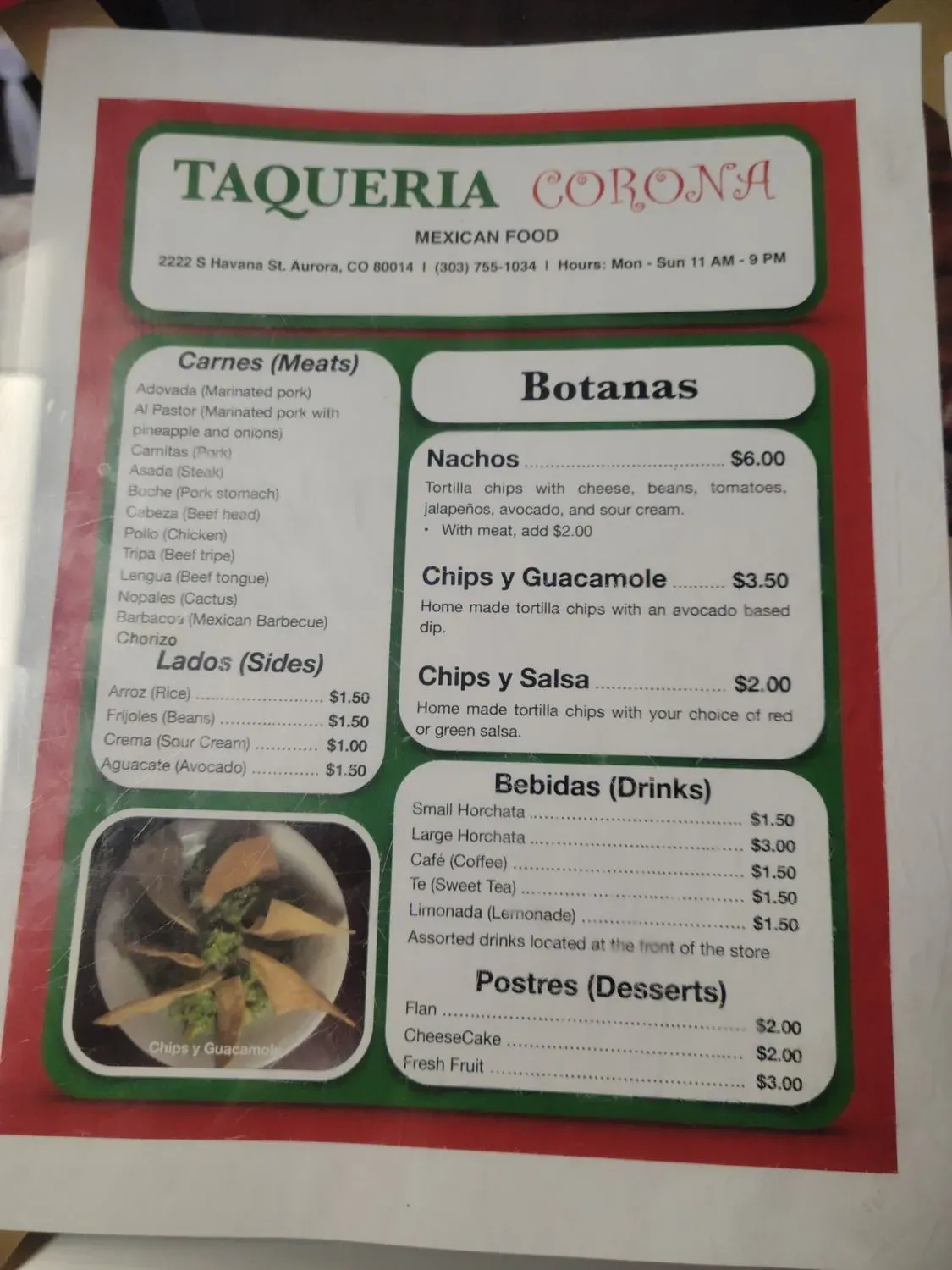 Menu 3