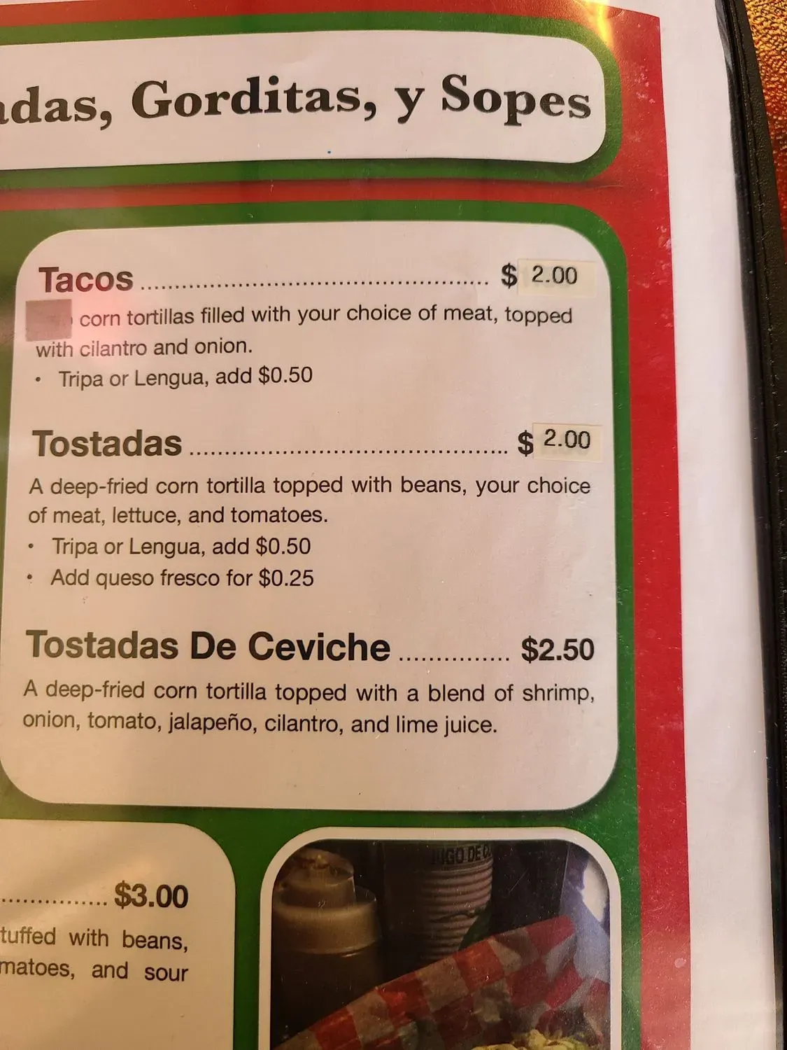 Menu 6