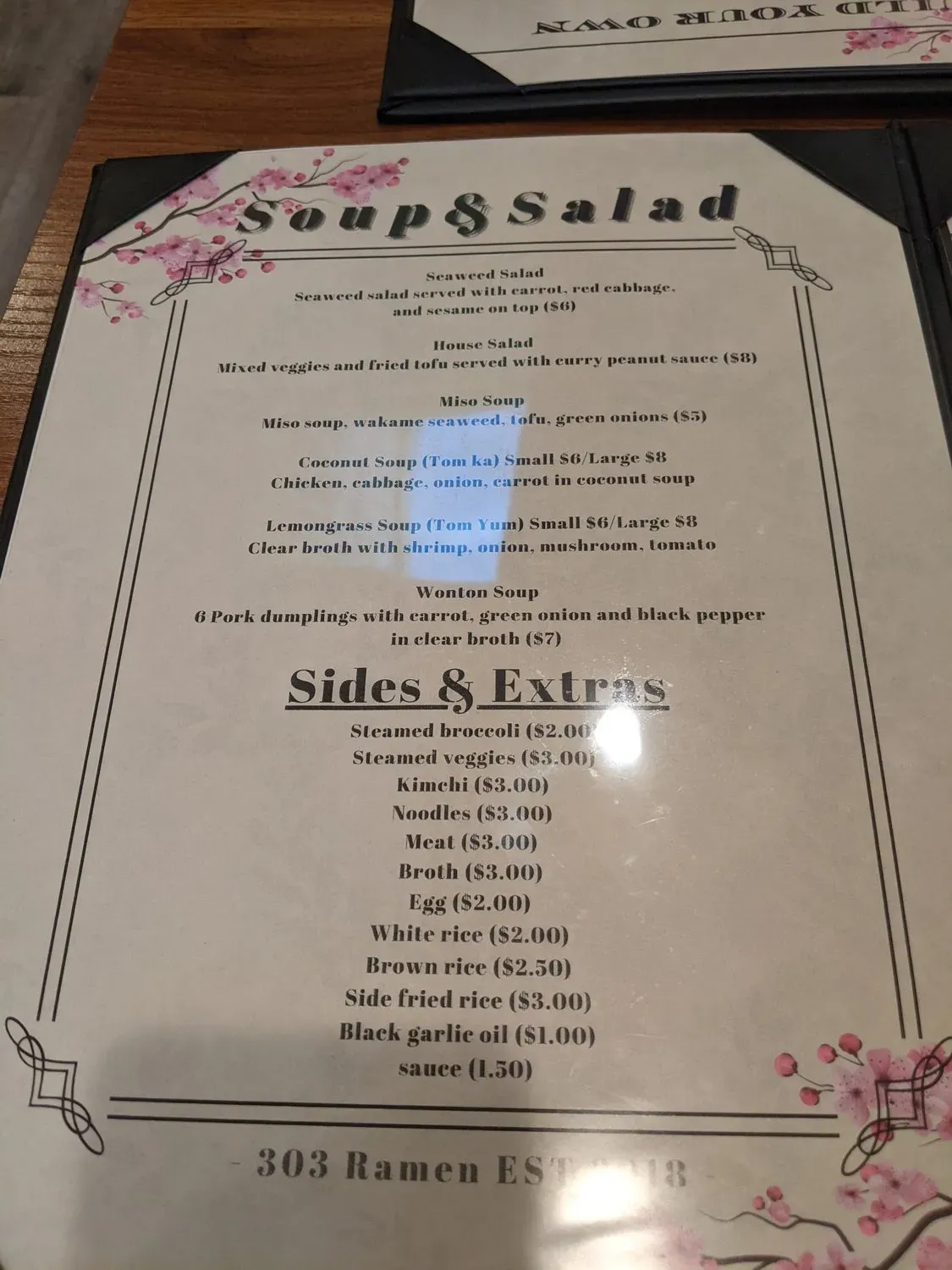 Menu 6