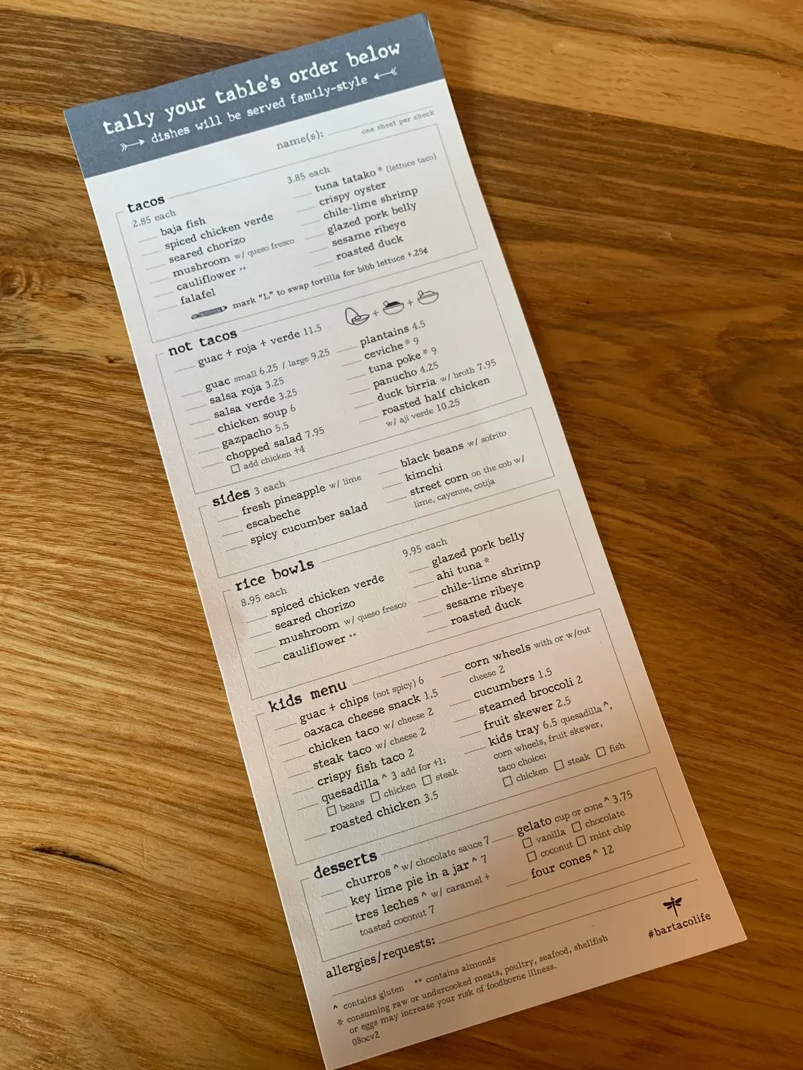 Menu 3