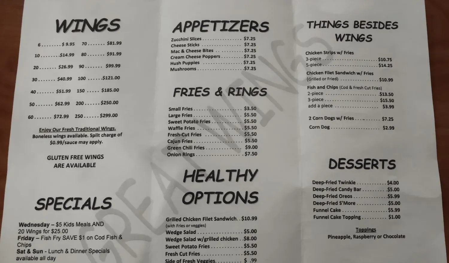 Menu 4