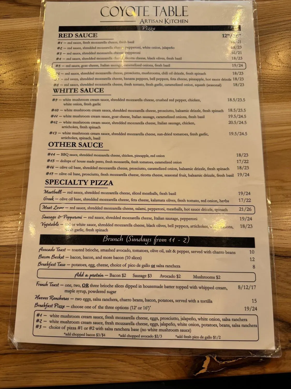 Menu 4