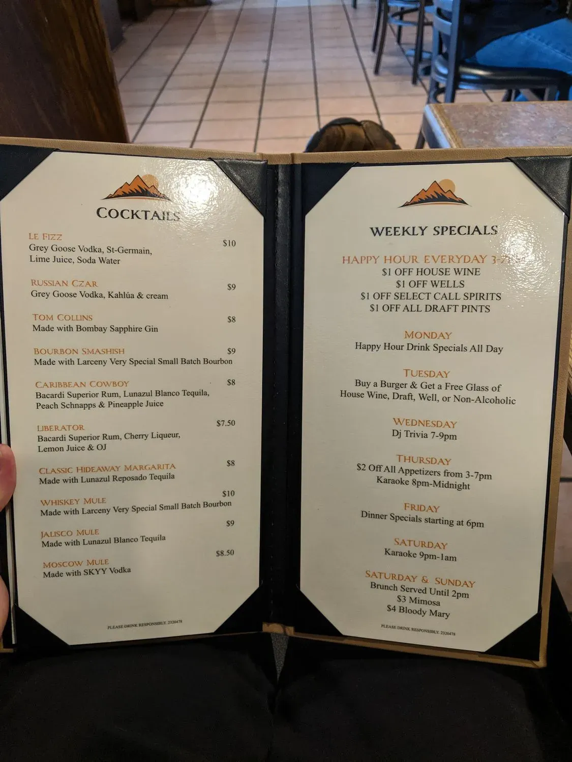 Menu 5