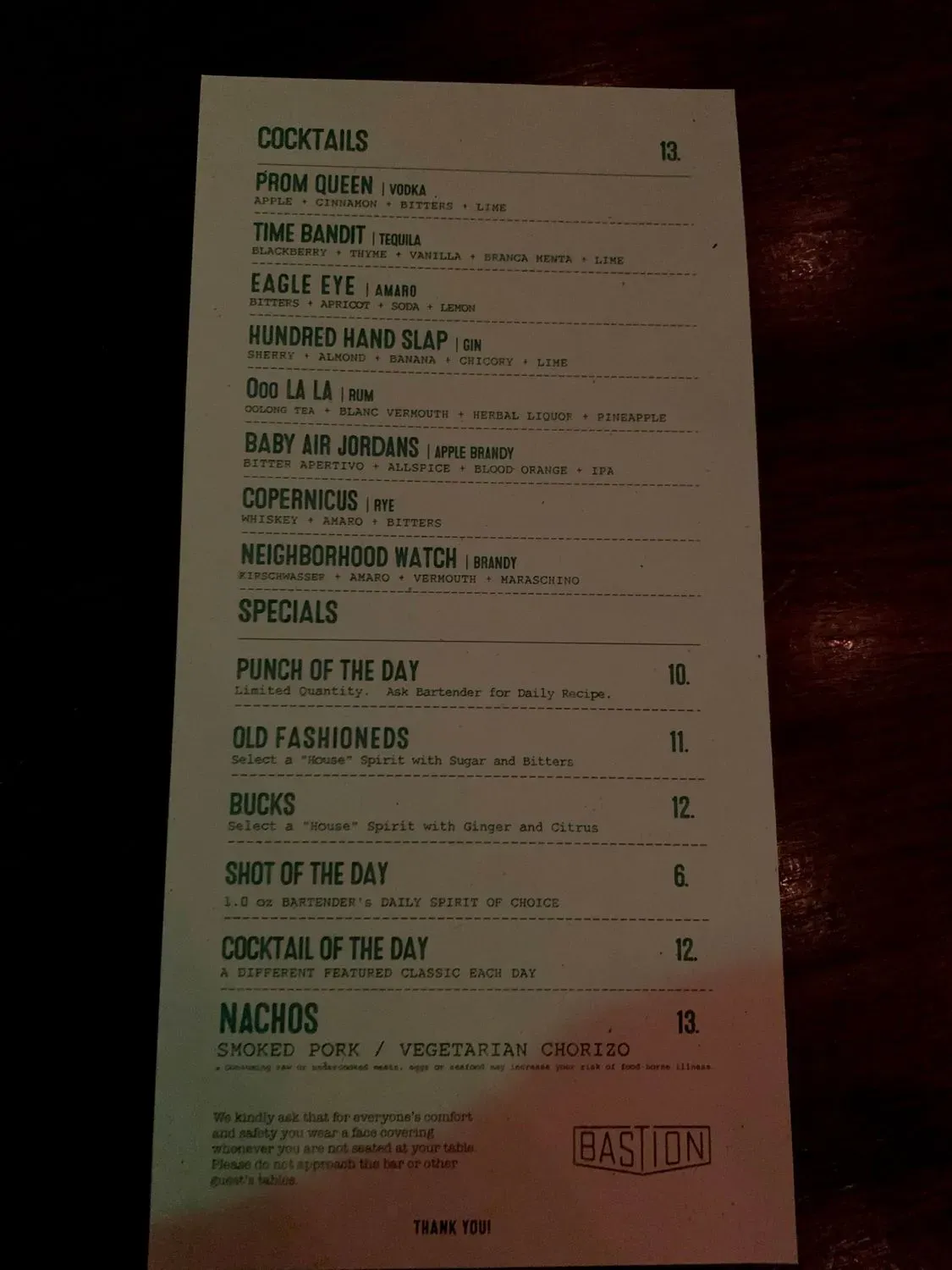 Menu 6