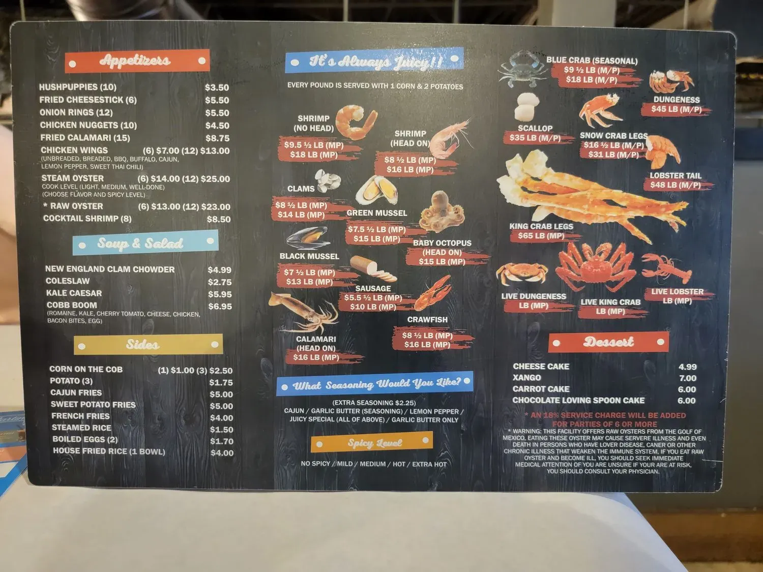 Menu 6