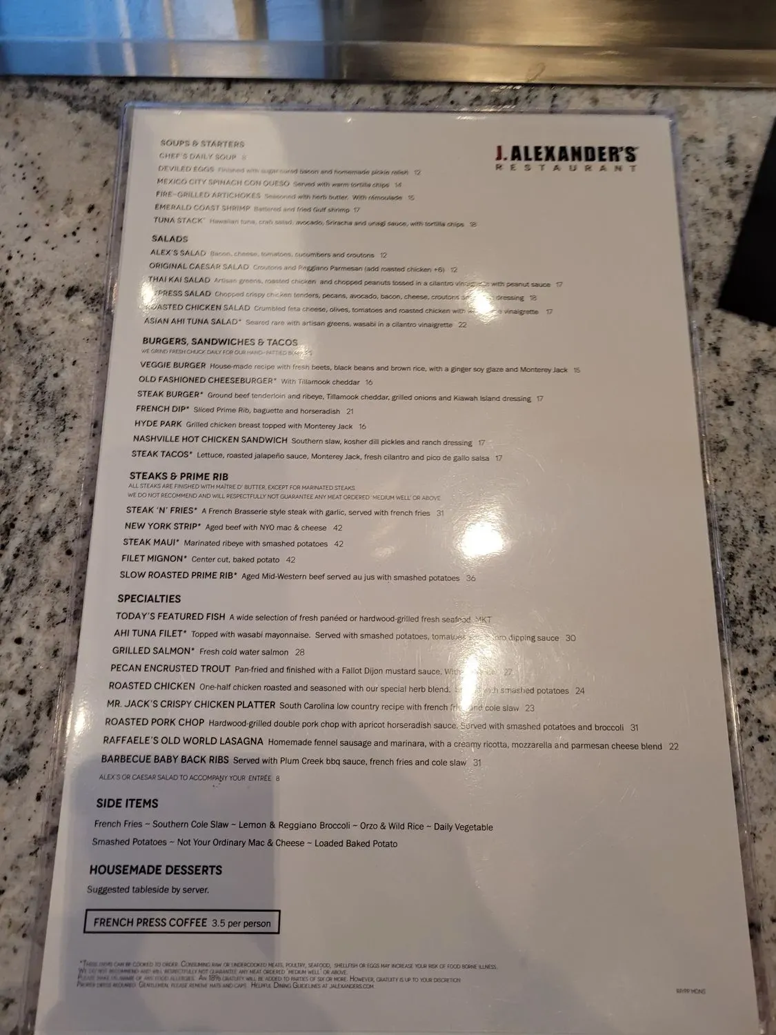 Menu 4