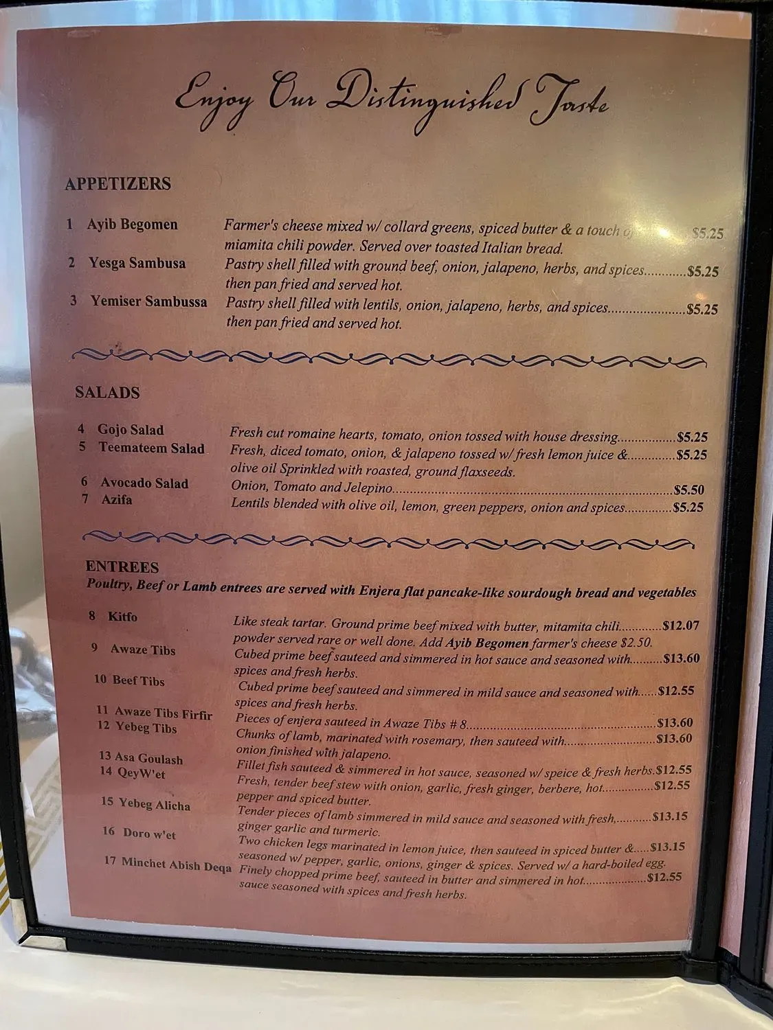 Menu 6