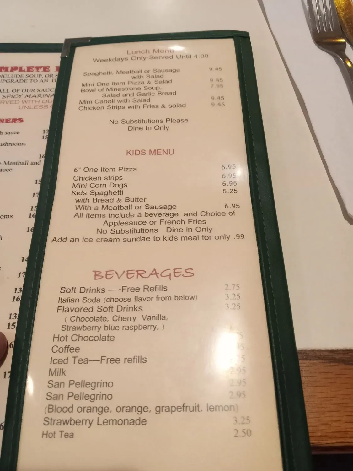 Menu 2