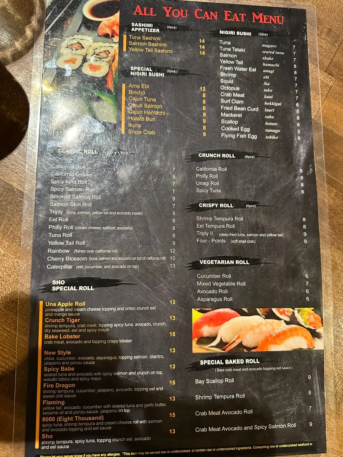 Menu 5