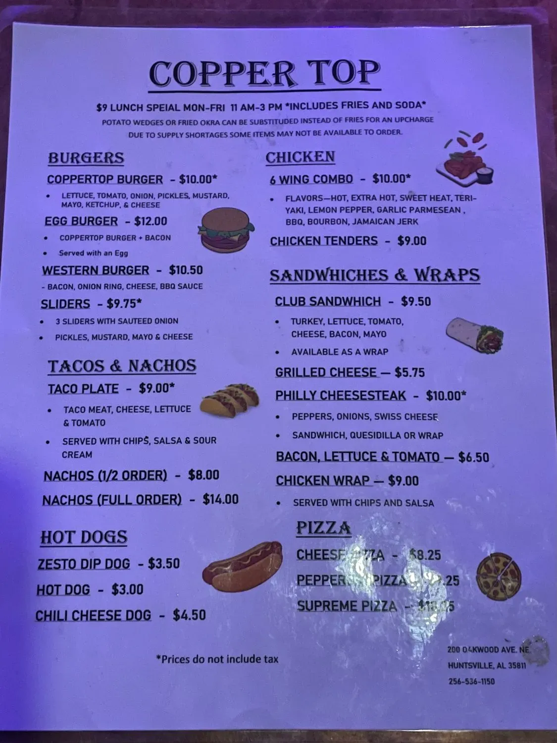 Menu 3